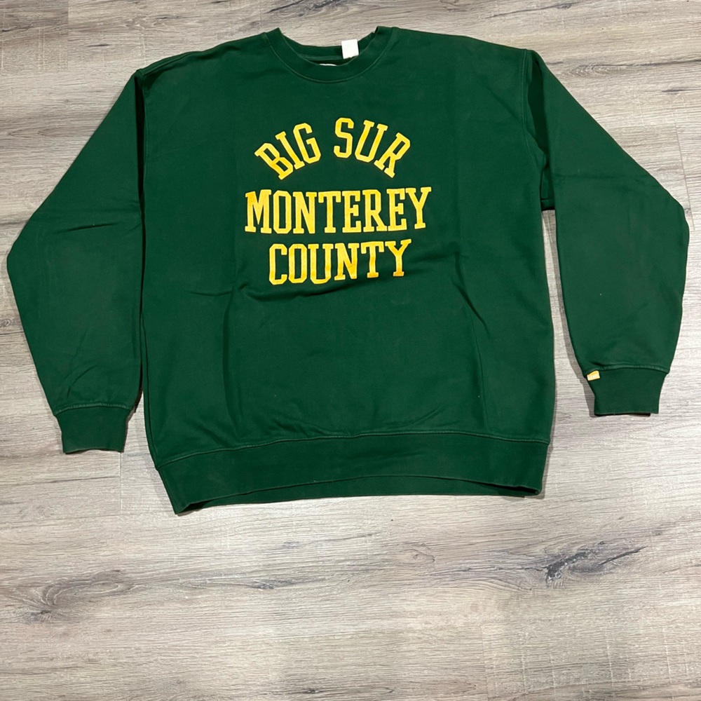 Levi's Dark Green sweatshirt with Yellow Print